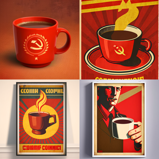 communist propaganda poster